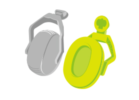 その他付属品ヘルメット取付型イヤーマフ